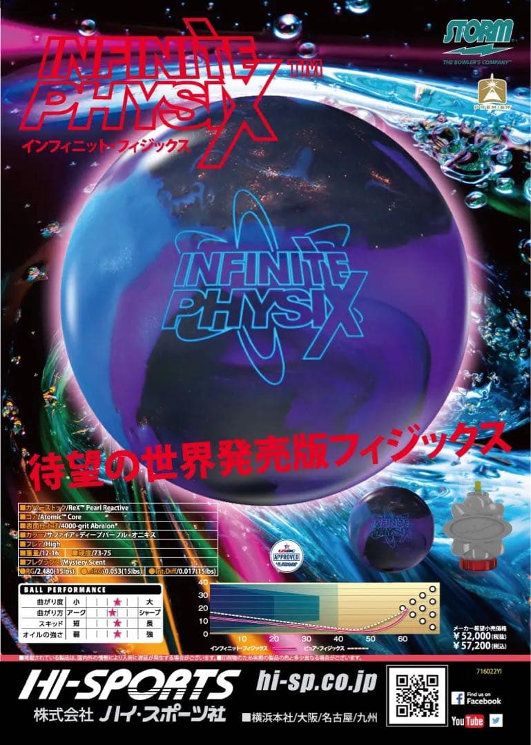 送料込み【新品】インフィニット・フィジックス　ストーム　15ポンド3オンス 2