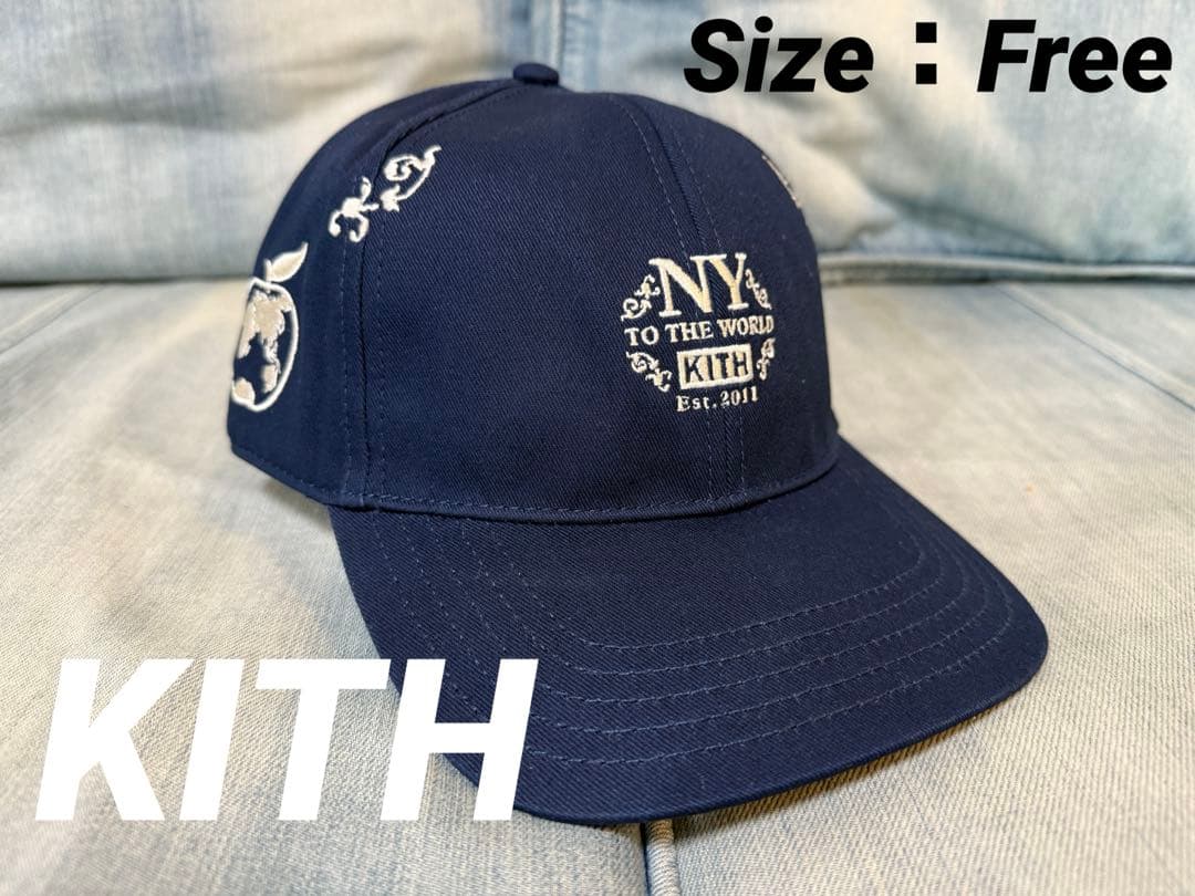 【新品未使用】KITH NY TO THE WORLD ベースボールキャップ