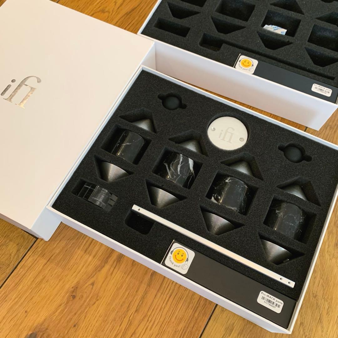 値下 美品 iFi Pro iRACK 2台セット 付属品完備 オーディオラック