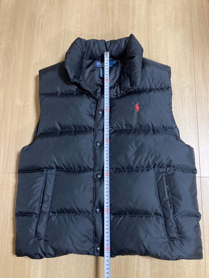90sPolo Ralph Lauren 黒 ダウンベスト Mサイズ