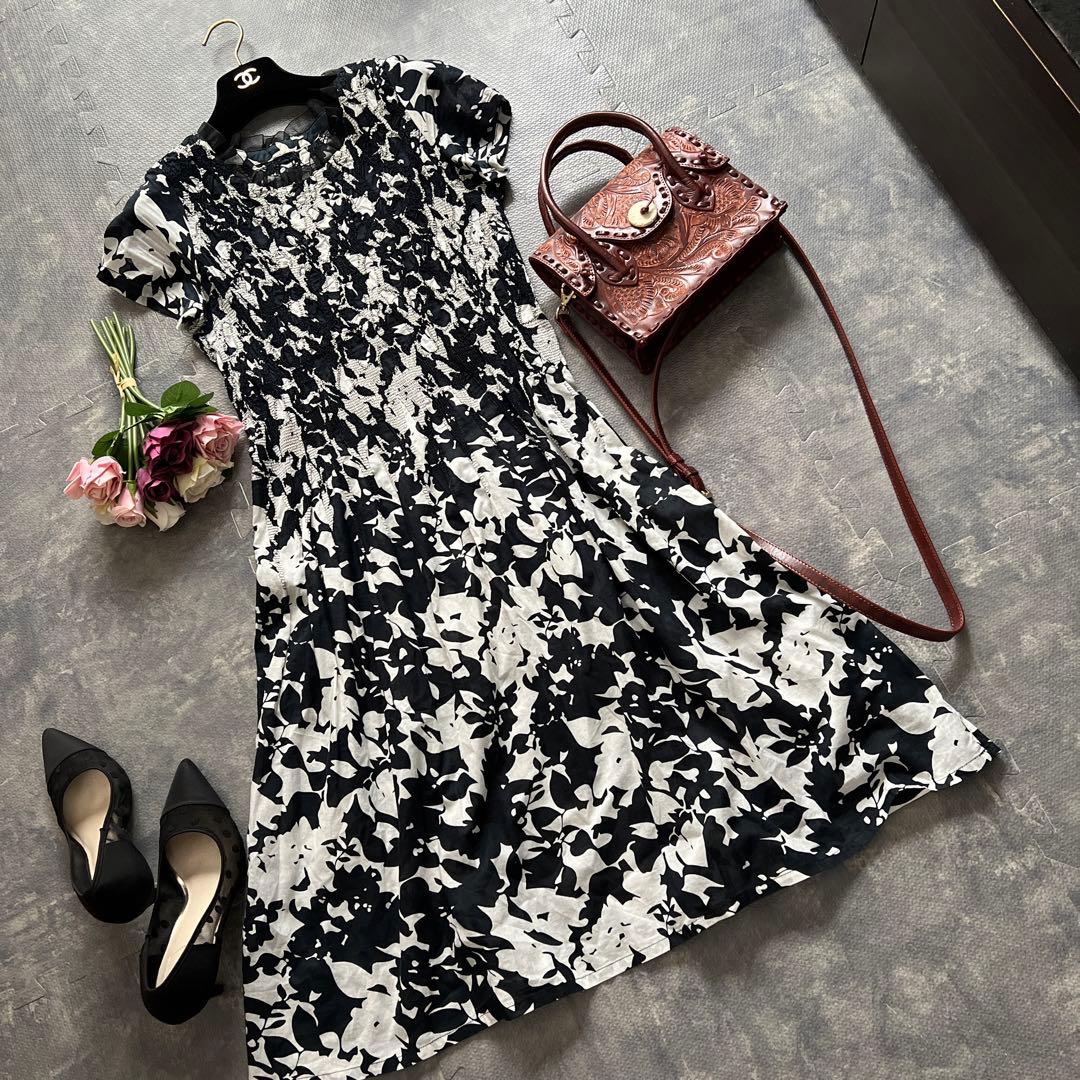 上品♡上半身ゴム仕様♡マタニティ　妊婦・褥婦さんにも♡ ロングワンピース