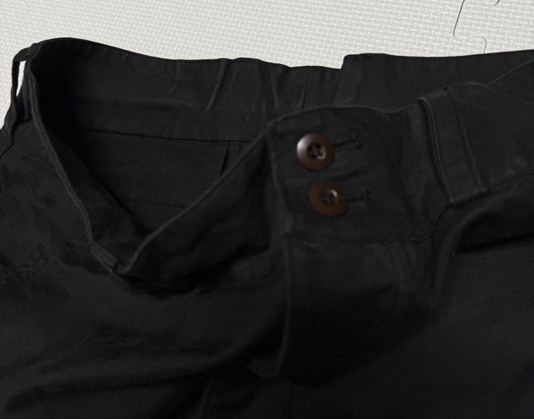 フランス軍 M-47 パンツ 前期 後染め 35 M47 カーゴパンツ　黒