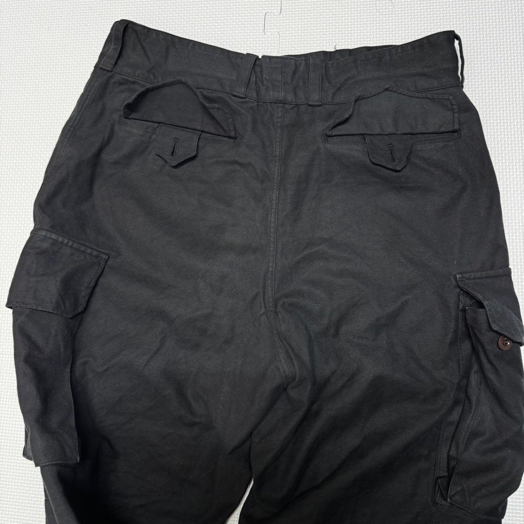 フランス軍 M-47 パンツ 前期 後染め 35 M47 カーゴパンツ　黒