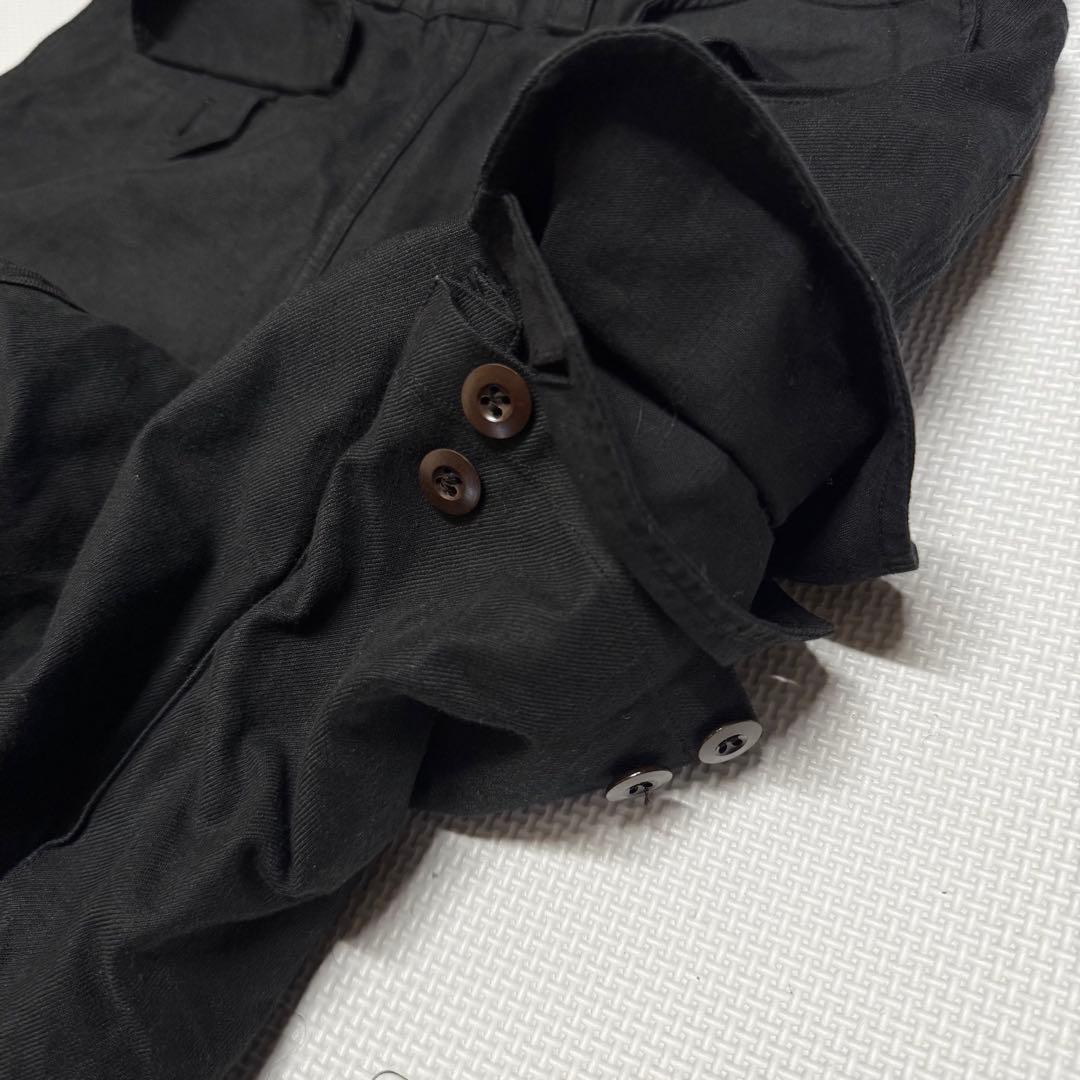 フランス軍 M-47 パンツ 前期 後染め 35 M47 カーゴパンツ　黒