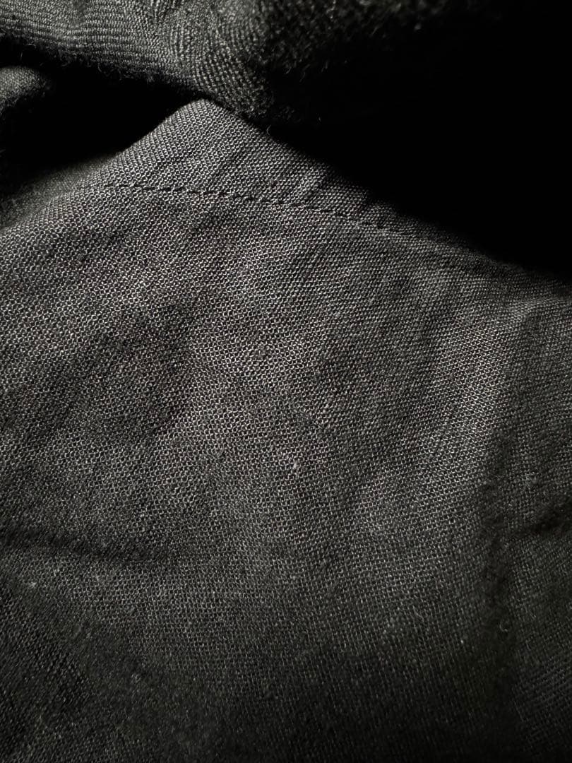 フランス軍 M-47 パンツ 前期 後染め 35 M47 カーゴパンツ　黒