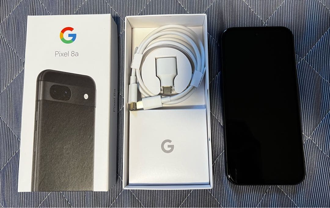 【美品】Google Pixel 8a 128GBブラック　本体、付属品有り