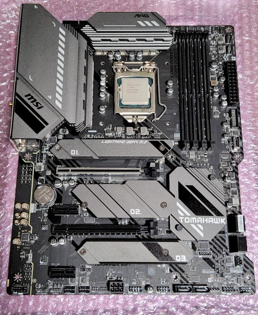 MSI Z590 TOMAHAWK WIFI+Core i7 10700 セット