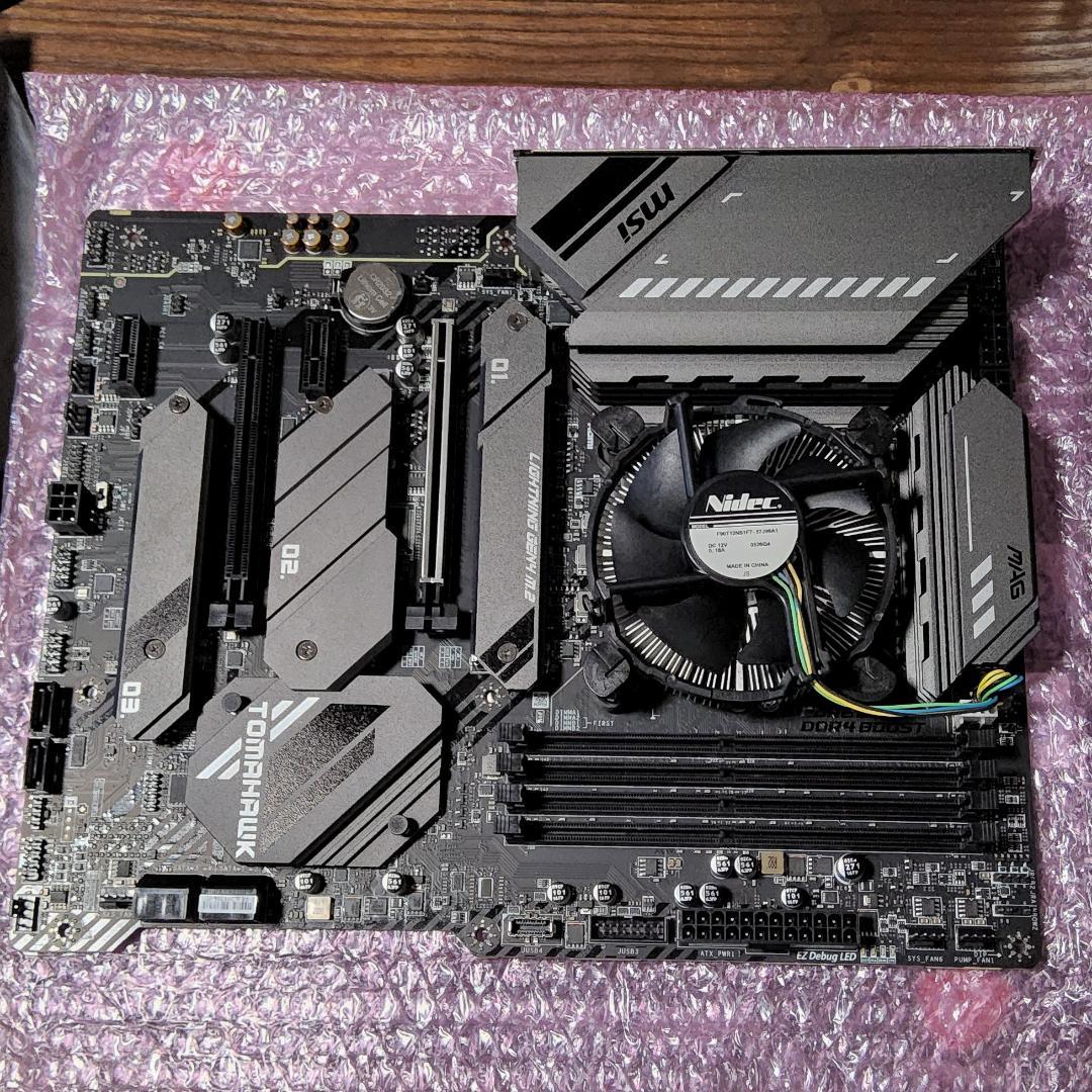 MSI Z590 TOMAHAWK WIFI+Core i7 10700 セット