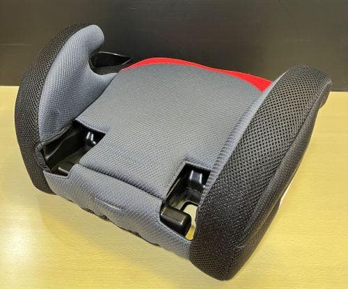 J【美品】 Aprica エアライド ジュニアシート ドリンクホルダー付 赤