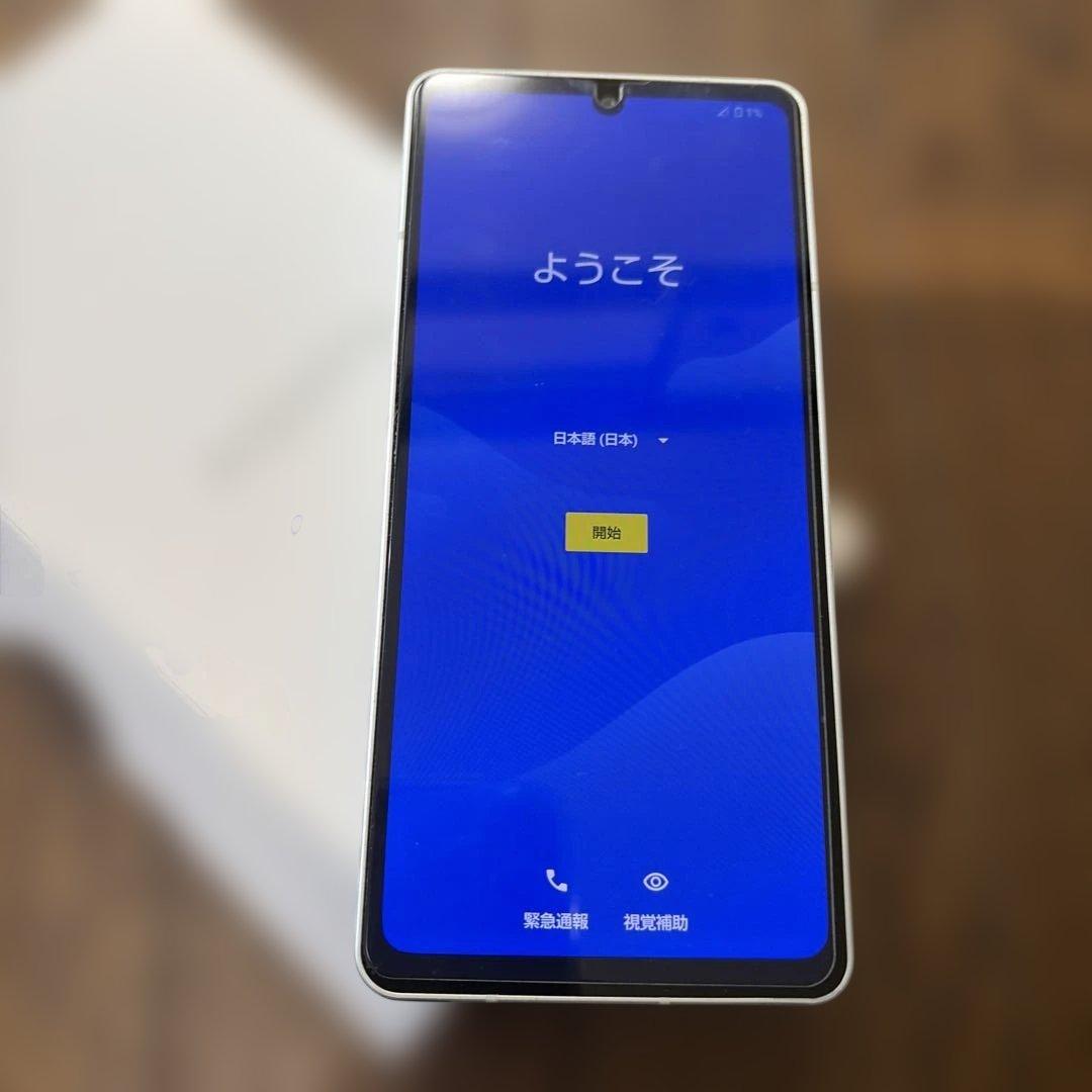 AQUOS sense6s 本体 初期設定しました
