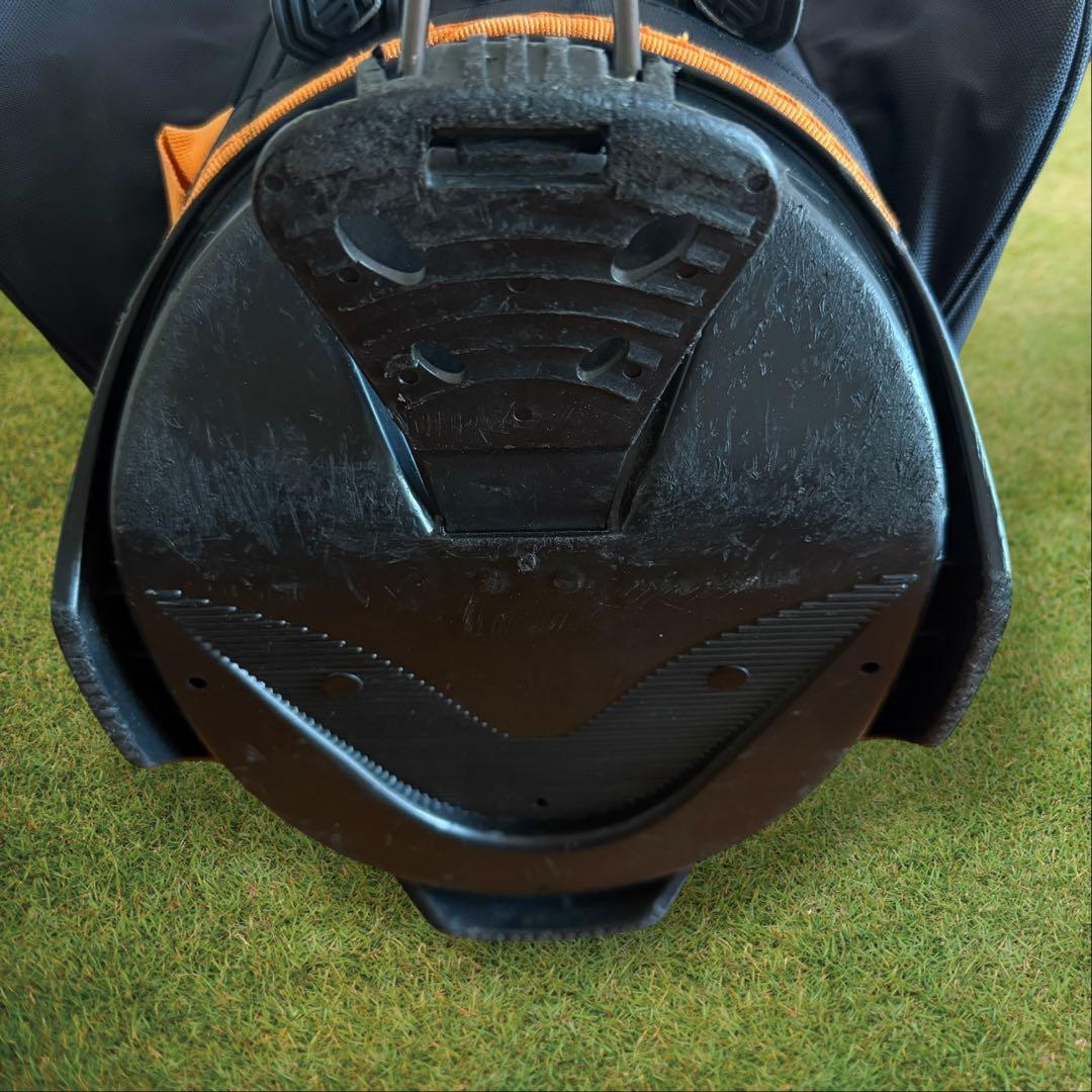 限定モデル　ブリーフィング キャディバッグ 9.5型 CR-4 黒　オレンジ