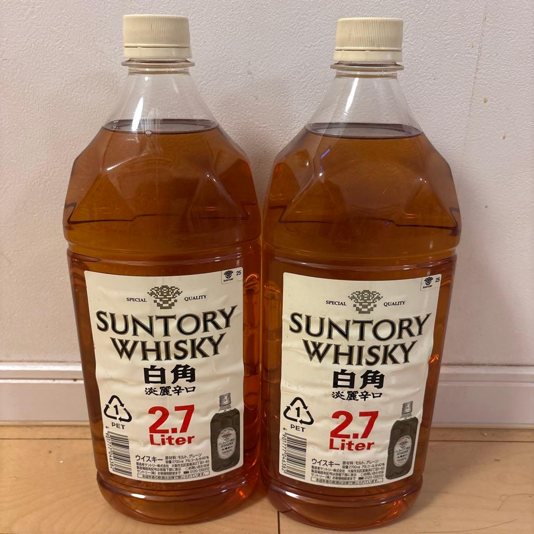 SUNTORY 白角ウイスキー 2.7リットル PET2本セット