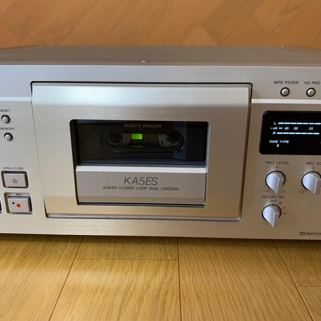 【美品】SONY TC-KA5ES ゴールドカセットデッキ　リモコン付き