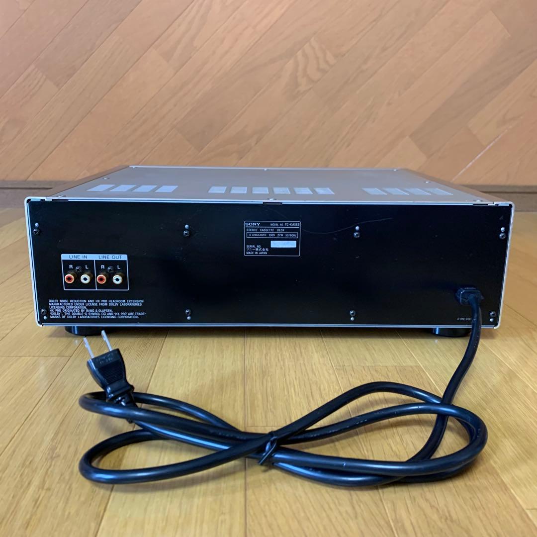 【美品】SONY TC-KA5ES ゴールドカセットデッキ　リモコン付き