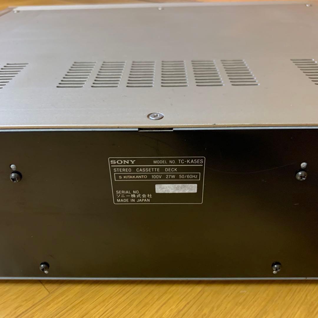【美品】SONY TC-KA5ES ゴールドカセットデッキ　リモコン付き
