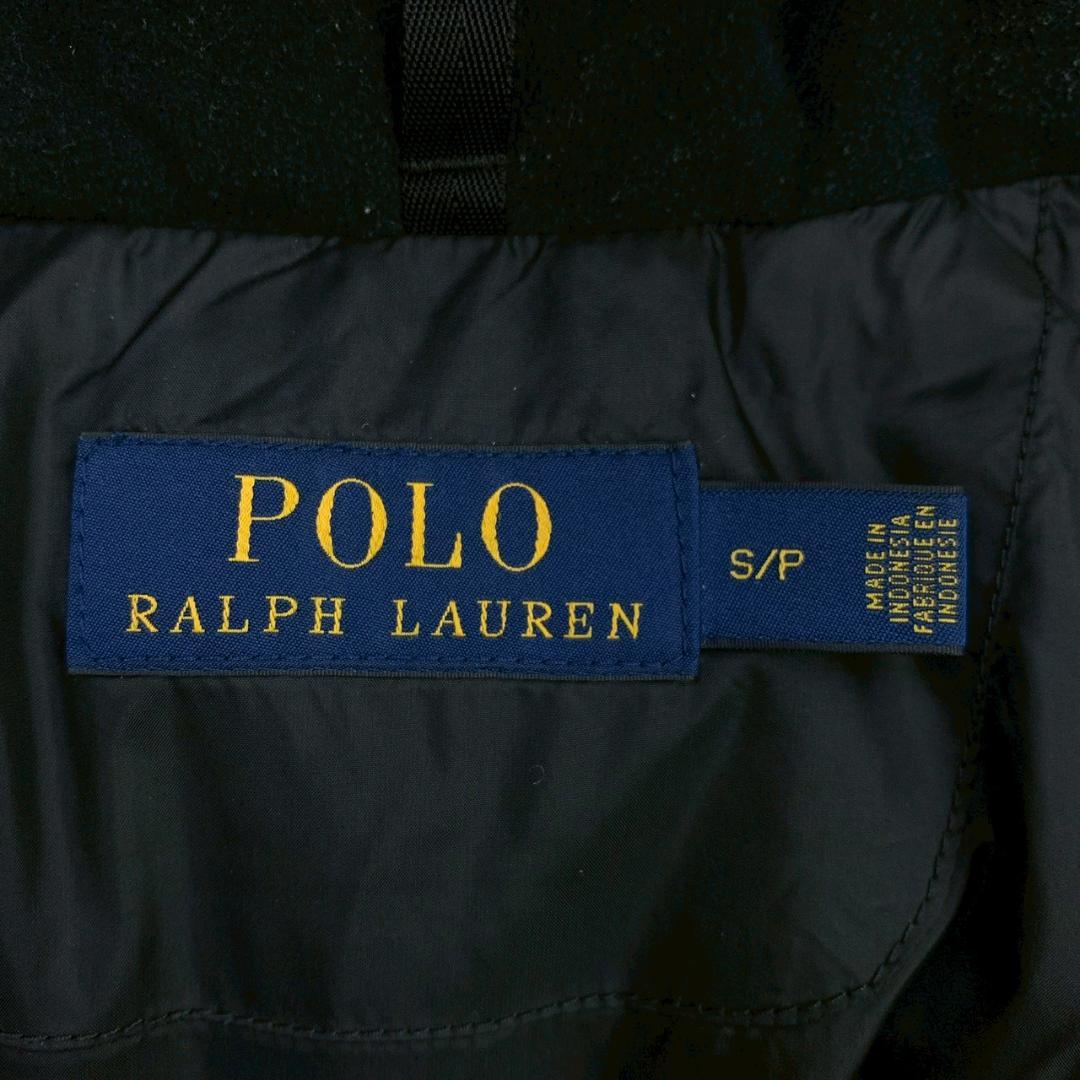 ポロラルフローレン ダウンベスト ビッグポニー 星条旗 ブラック S　D978