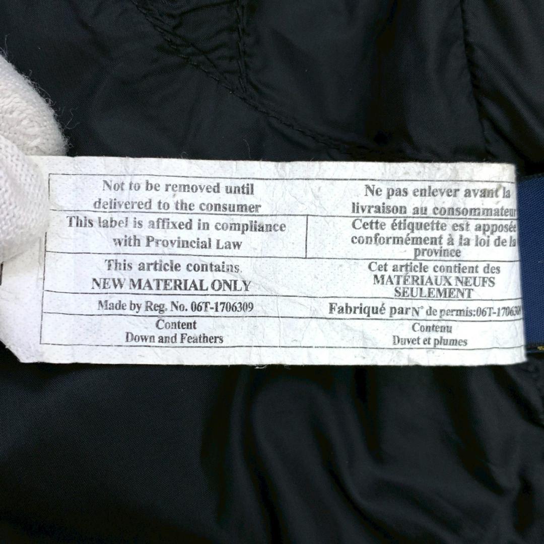 ポロラルフローレン ダウンベスト ビッグポニー 星条旗 ブラック S　D978