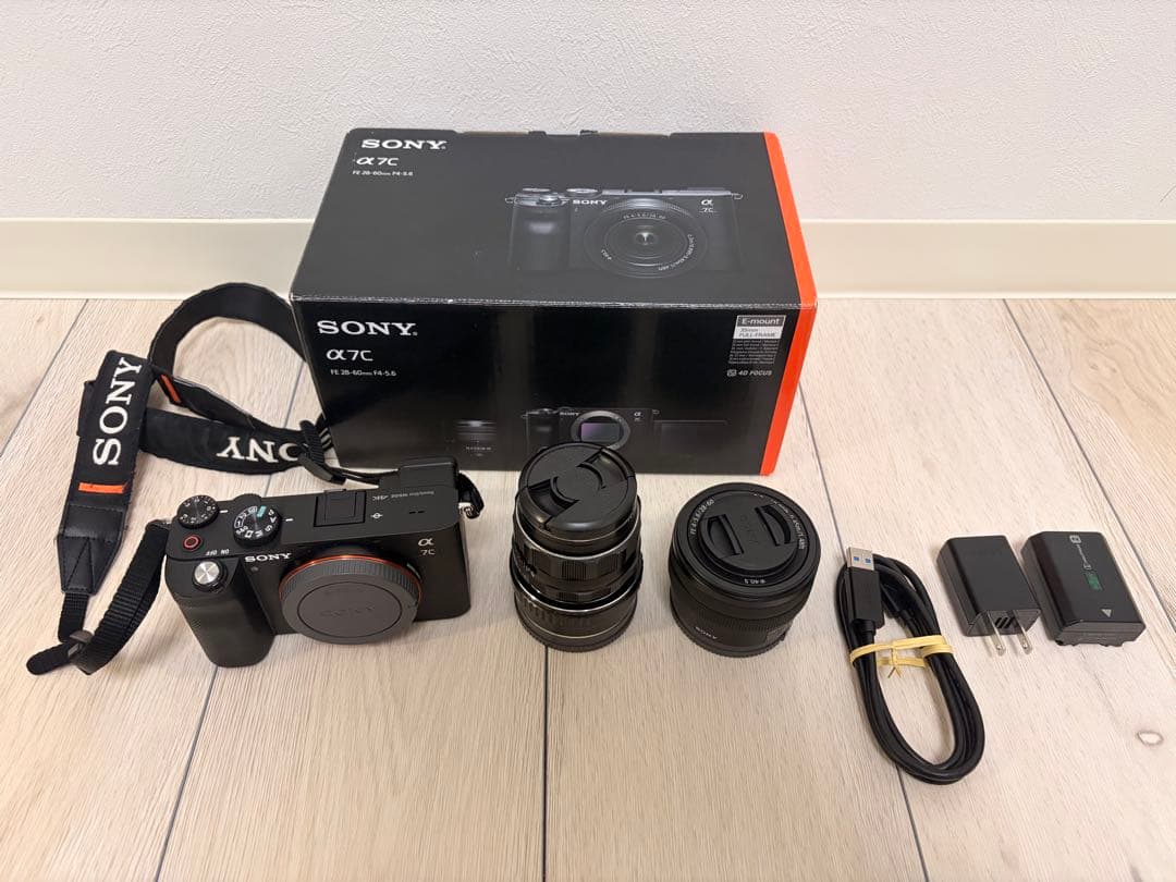 SONY α7Cレンズキッド、オールドレンズ付き