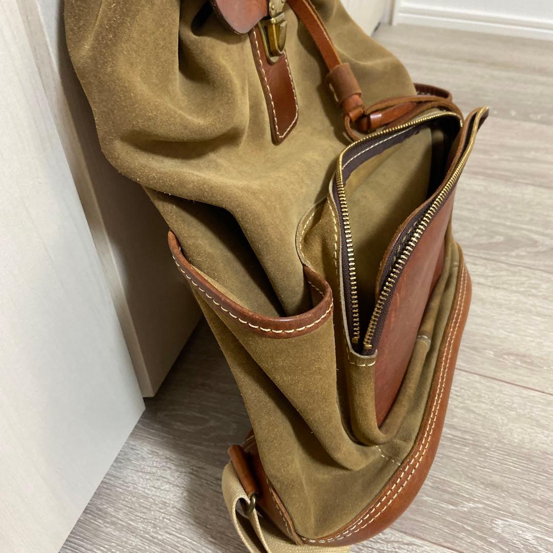 HERZ 「創業者デザインデッドストックのベロア革リュック」限定