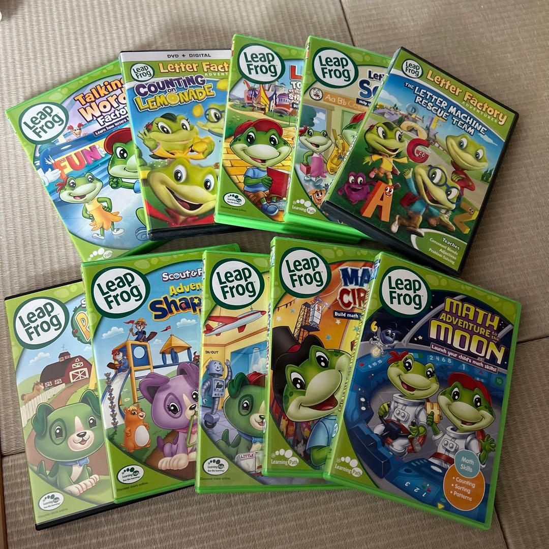 LeapFrog 10-DVD Mega Pack 英語DVD