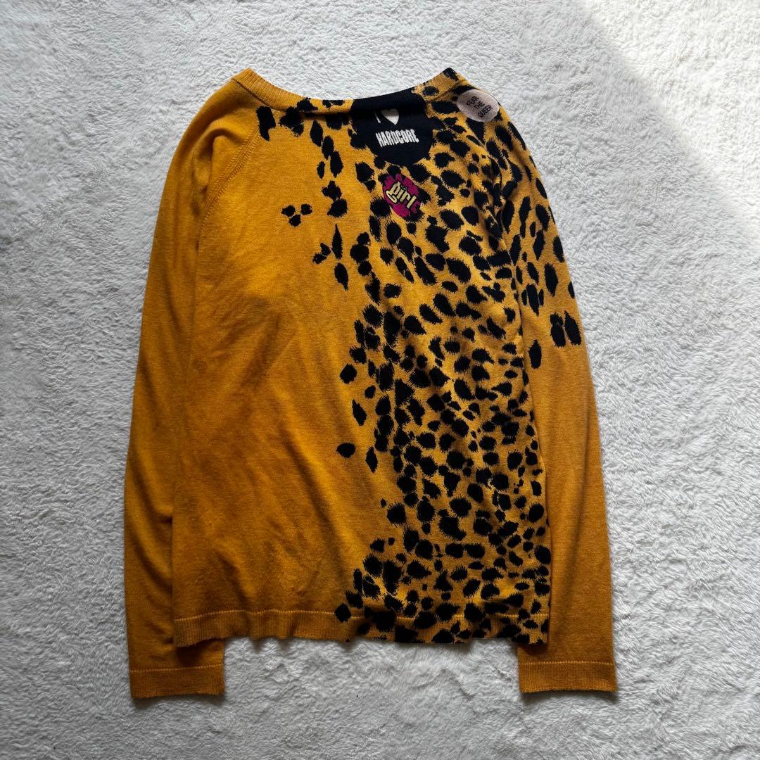 トップス John Galliano leopard light Knit archive