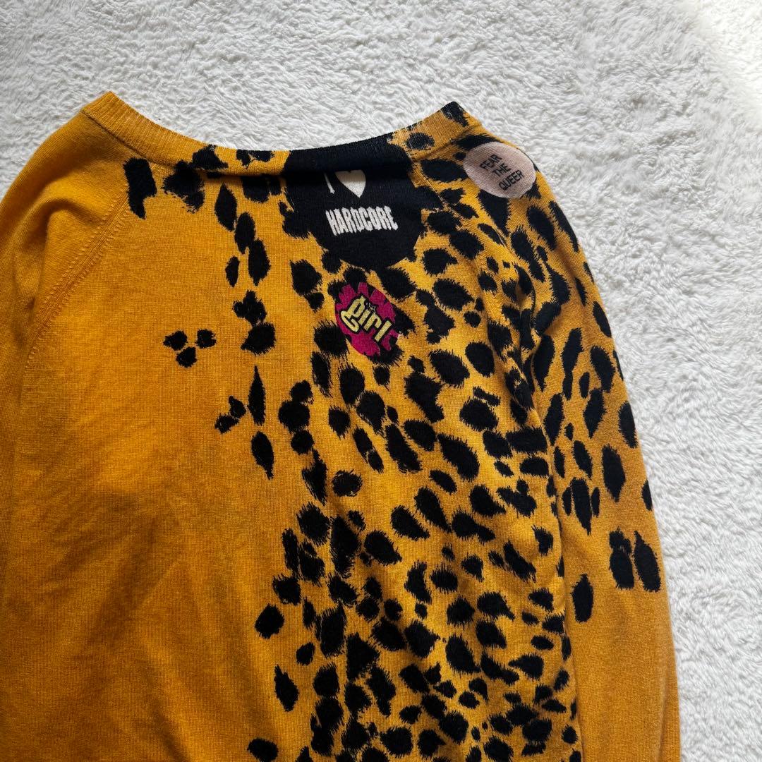 トップス John Galliano leopard light Knit archive