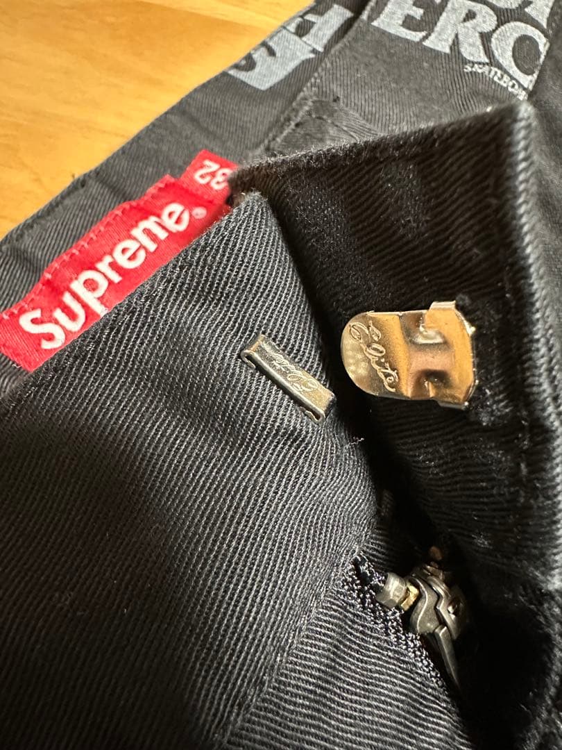 Supreme ANTIHERO Work Pant 黒 Size 32