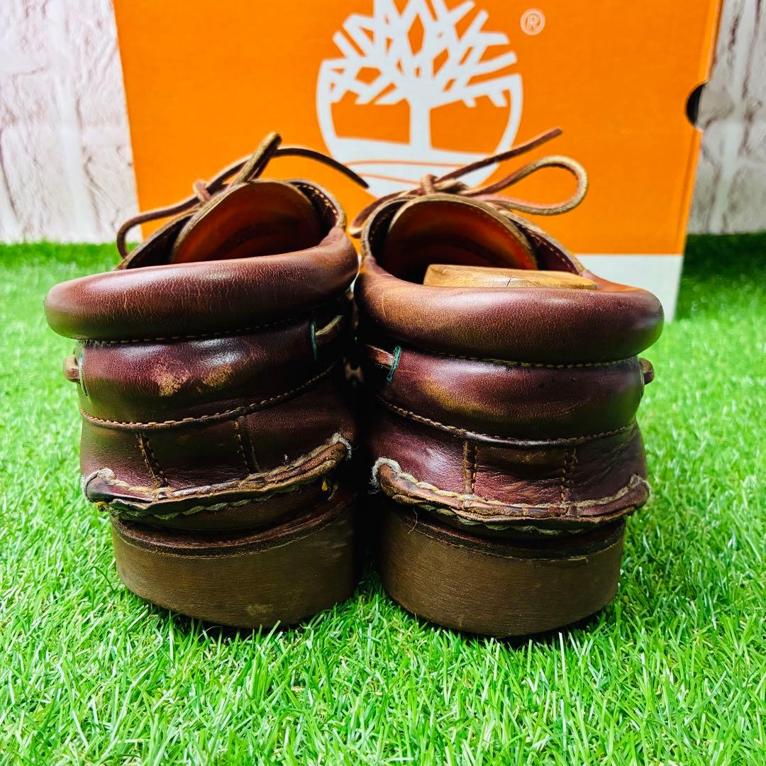 【良品・名作】Timberland 3eye LUG 厚底 本革 8(26)