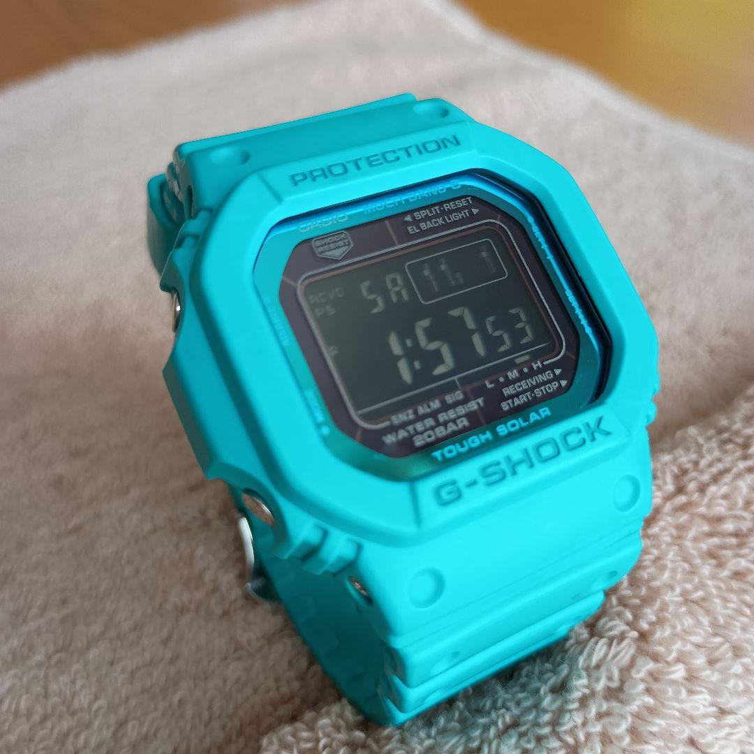 カシオ G-SHOCK 　GW-M5610MD　ソーラー　電波　ブルー　青