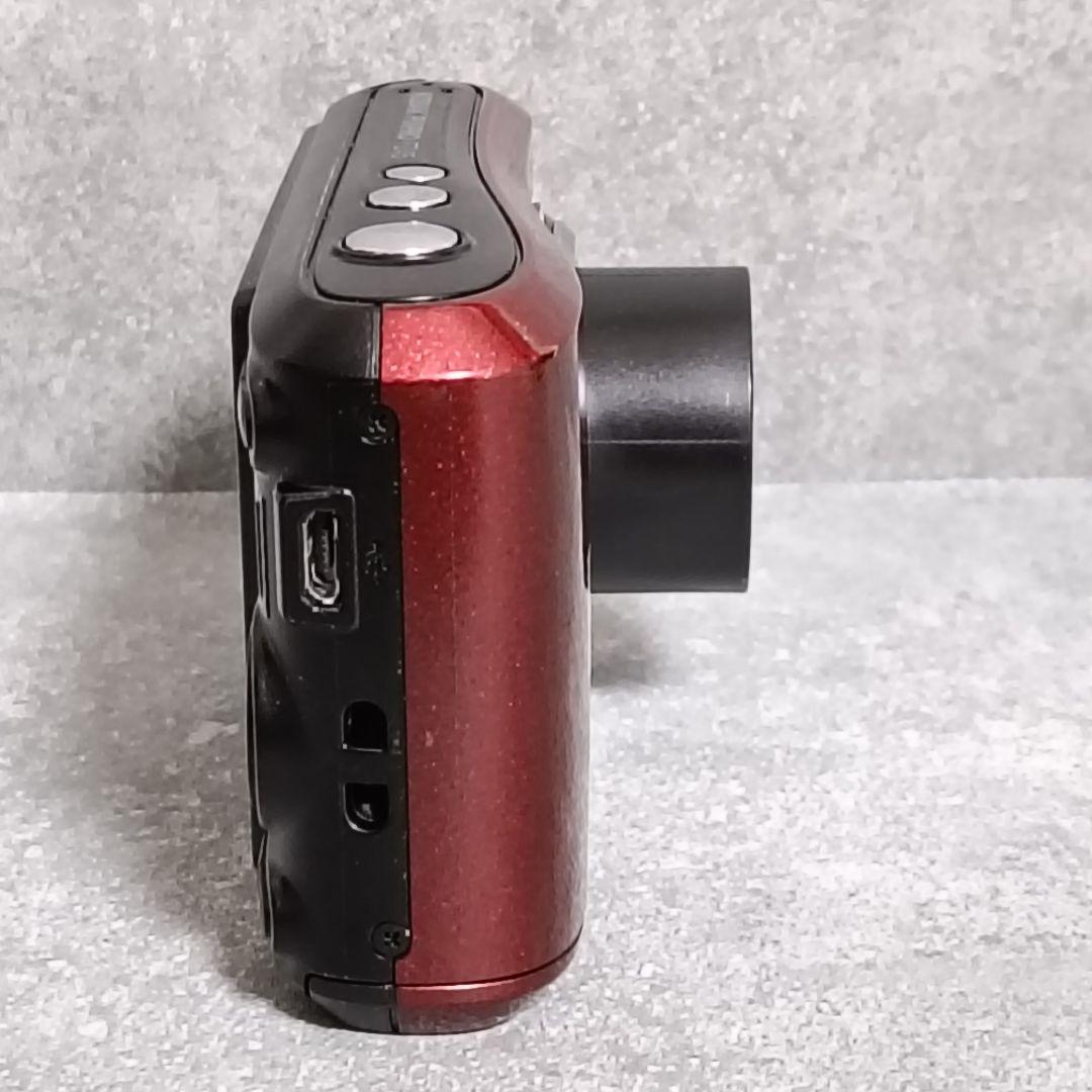 単3電池で使える KODAK PIXPRO FZ45 レッド コンパクトデジカメ