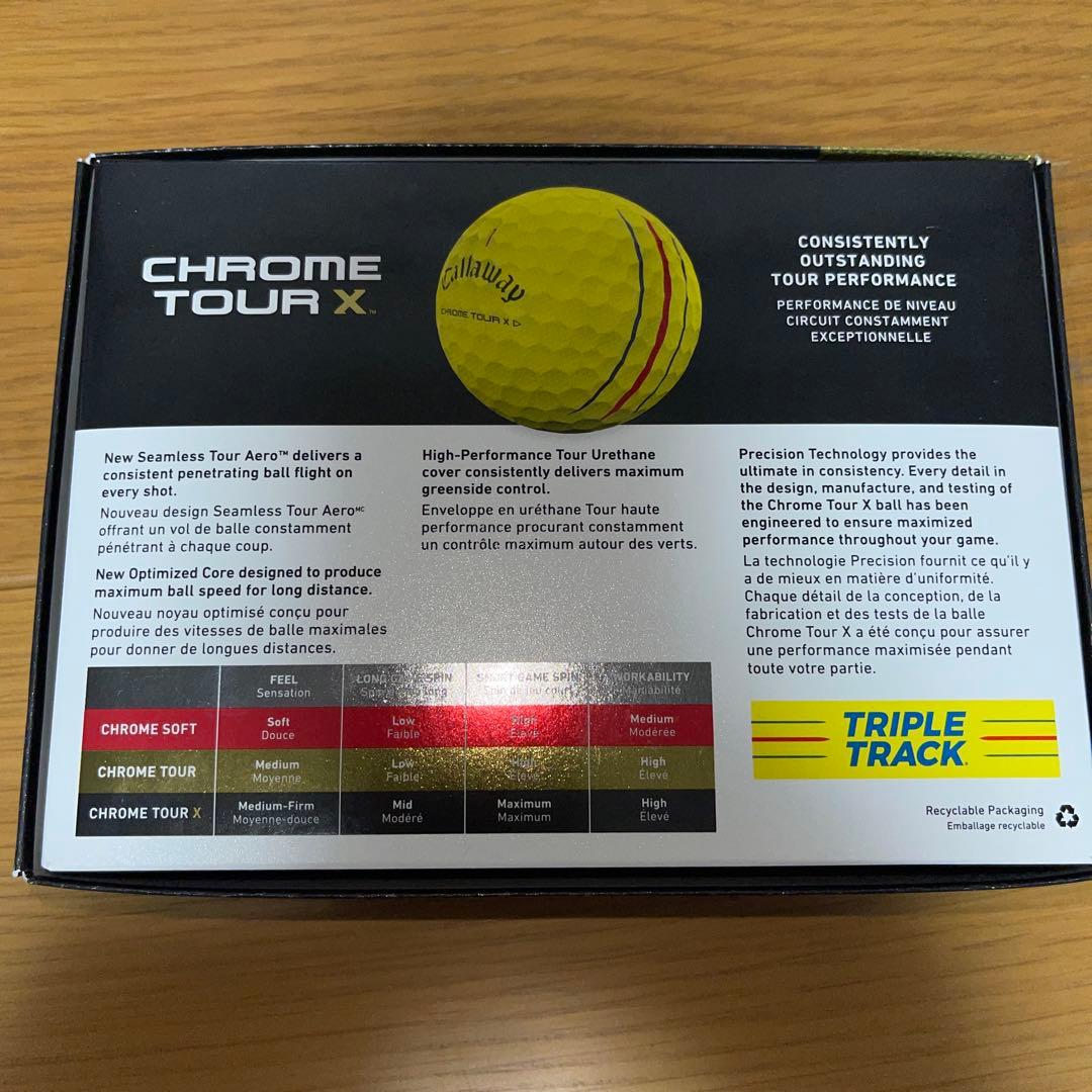 Callaway Chrome TourＸ　 イエロー　2ダース