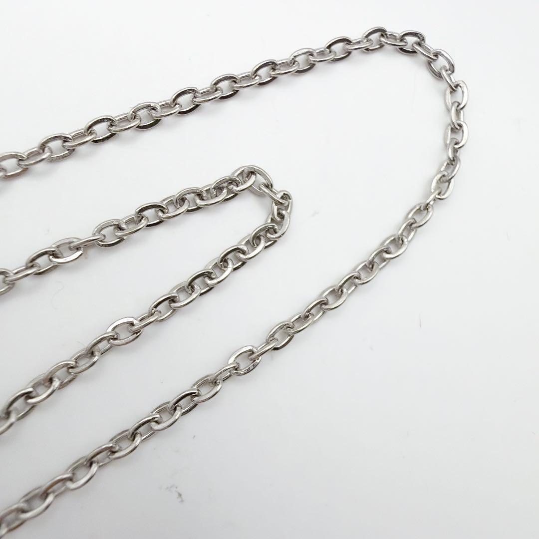 Dior ハート SV925 リボン ネックレス 水色 ヴィンテージ