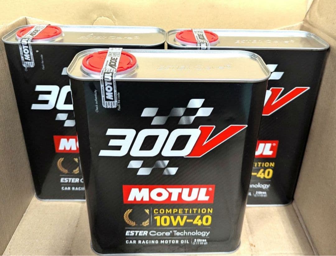 モチュール300V Competition 10W40 3缶セット