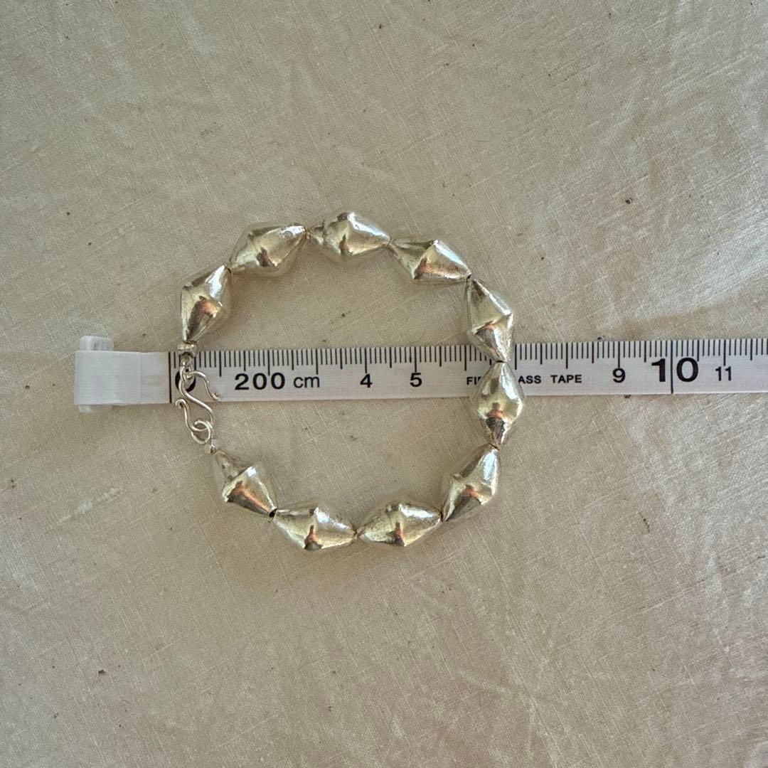 accessories mau カレンシルバービーズブレスレット