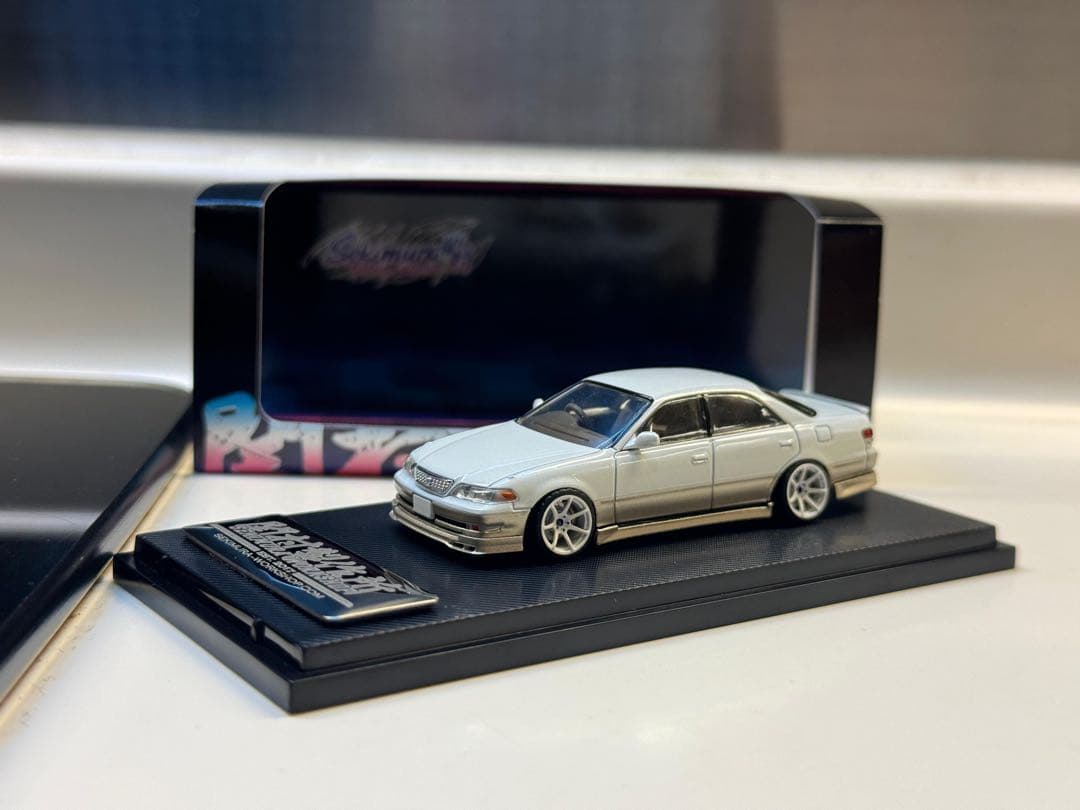 1/64 改 トヨタ JZX100 MK II OEM 風 関村 ドリフト