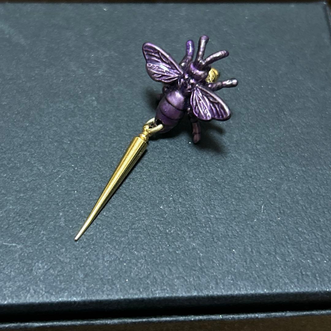 hazama ピン・ビー・ピアス purple