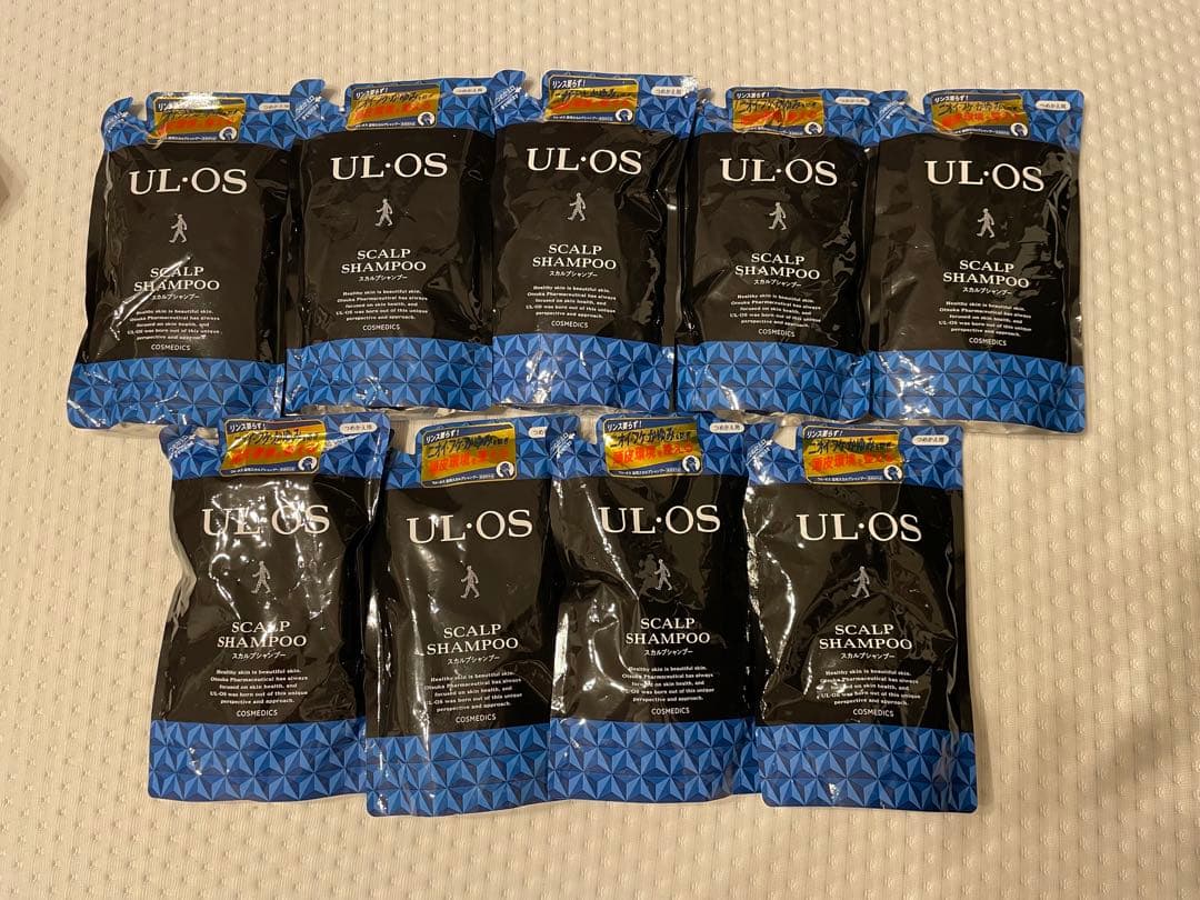ウルオス 薬用スカルプシャンプー 詰替　9個セット
