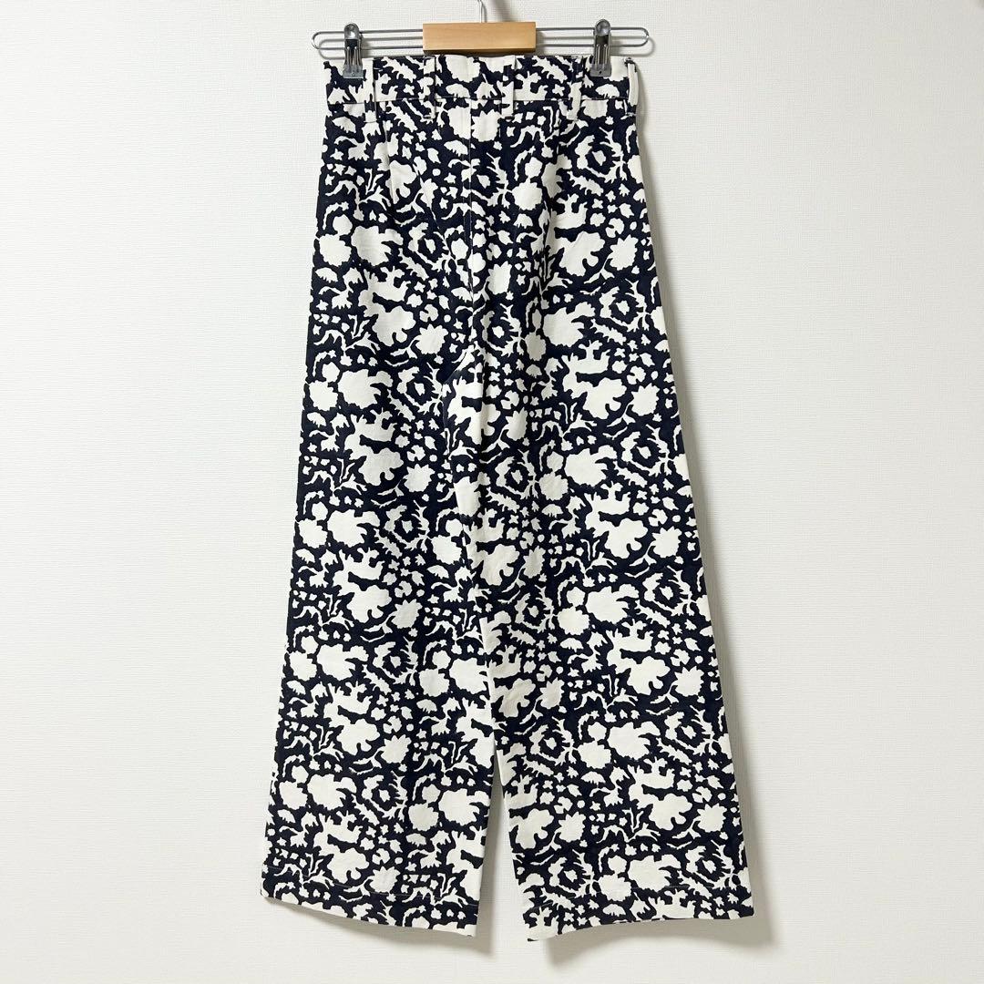 美品✨SZ Blockprints ディスコパンツ　ダークネイビー　花柄　XS