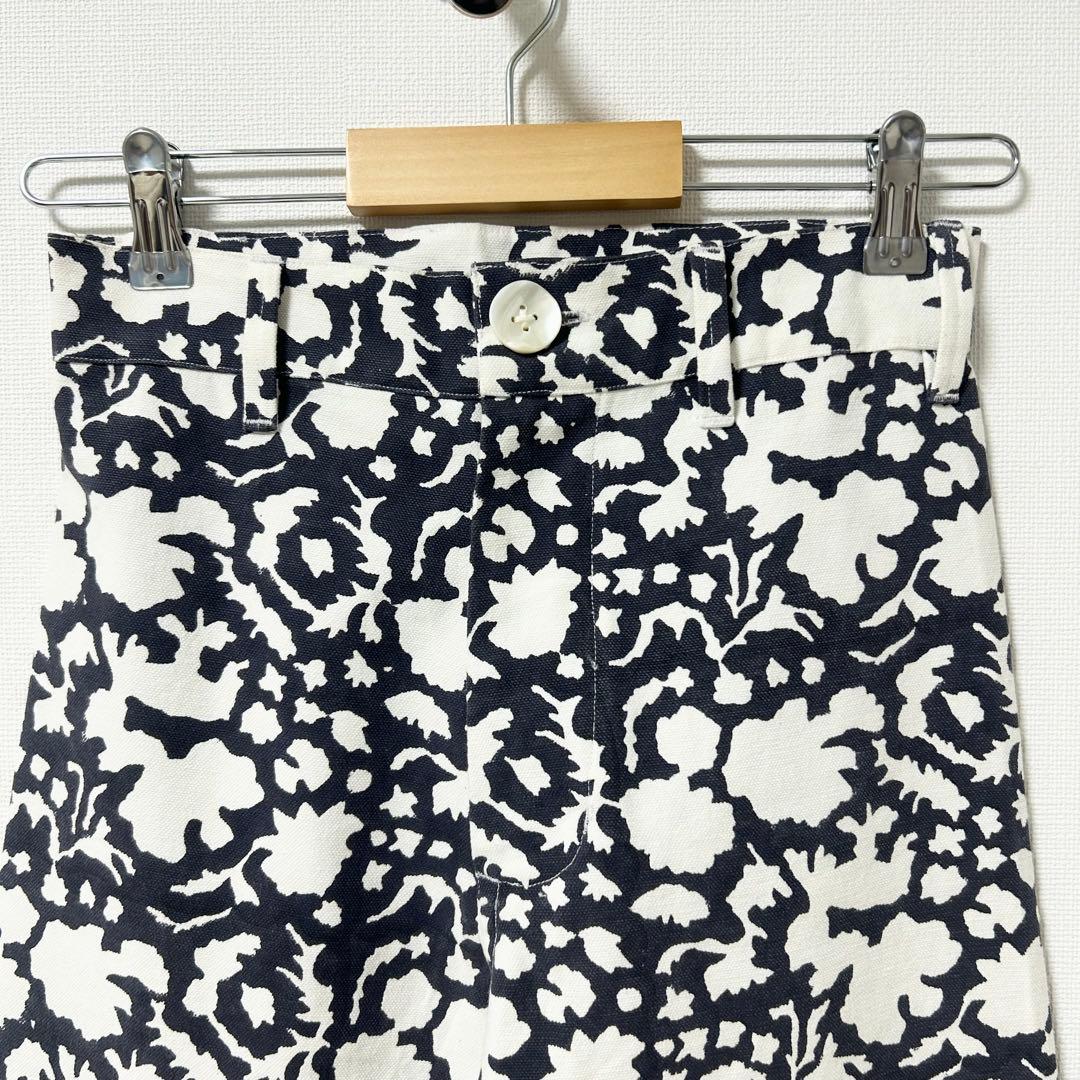 美品✨SZ Blockprints ディスコパンツ　ダークネイビー　花柄　XS