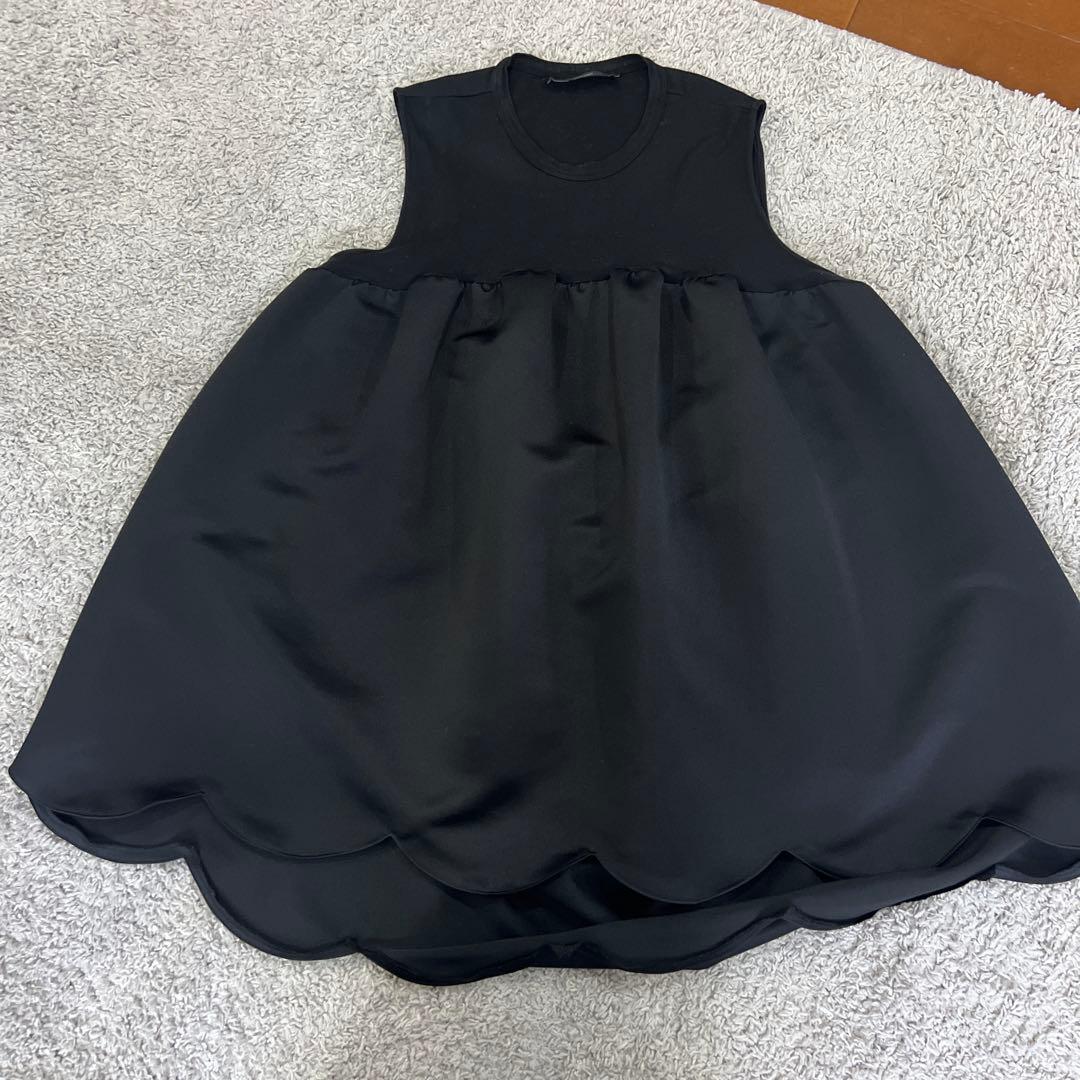 YOKO CHAN ノースリーブチュニック 黒　36