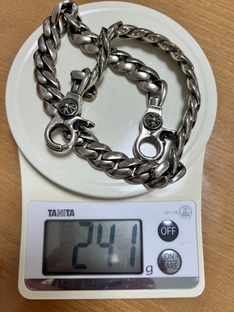 シルバーウォレットチェーン925 クラッシックチェーンウォレット