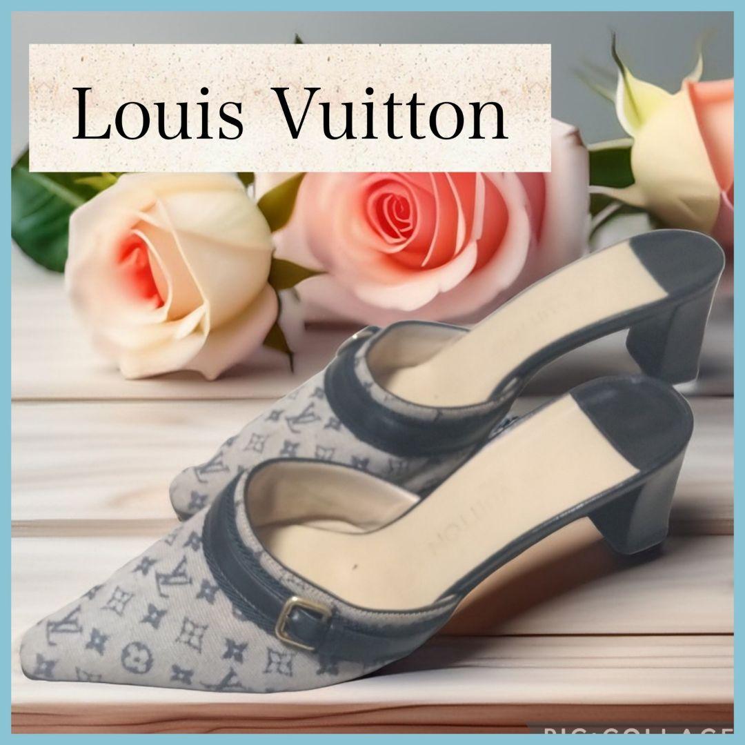 正規品 ルイヴィトン ミュール モノグラムミニ 23.5cm