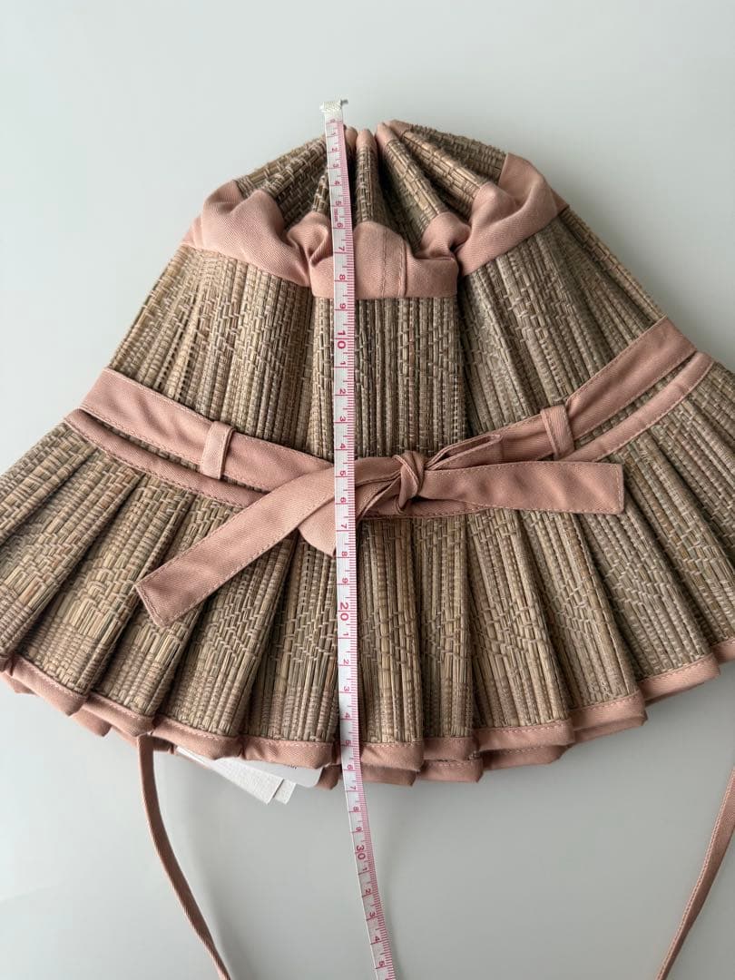 新品タグ付き　LORNA MURRAY フリルバケットハット ベージュ/ピンク