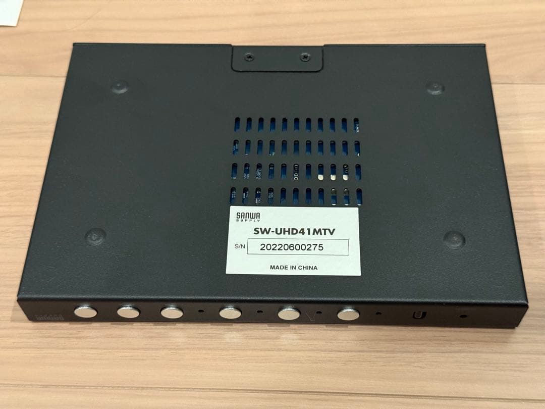 美品★サンワサプライ SW-UHD41MTV 4K対応 4分割同時表示