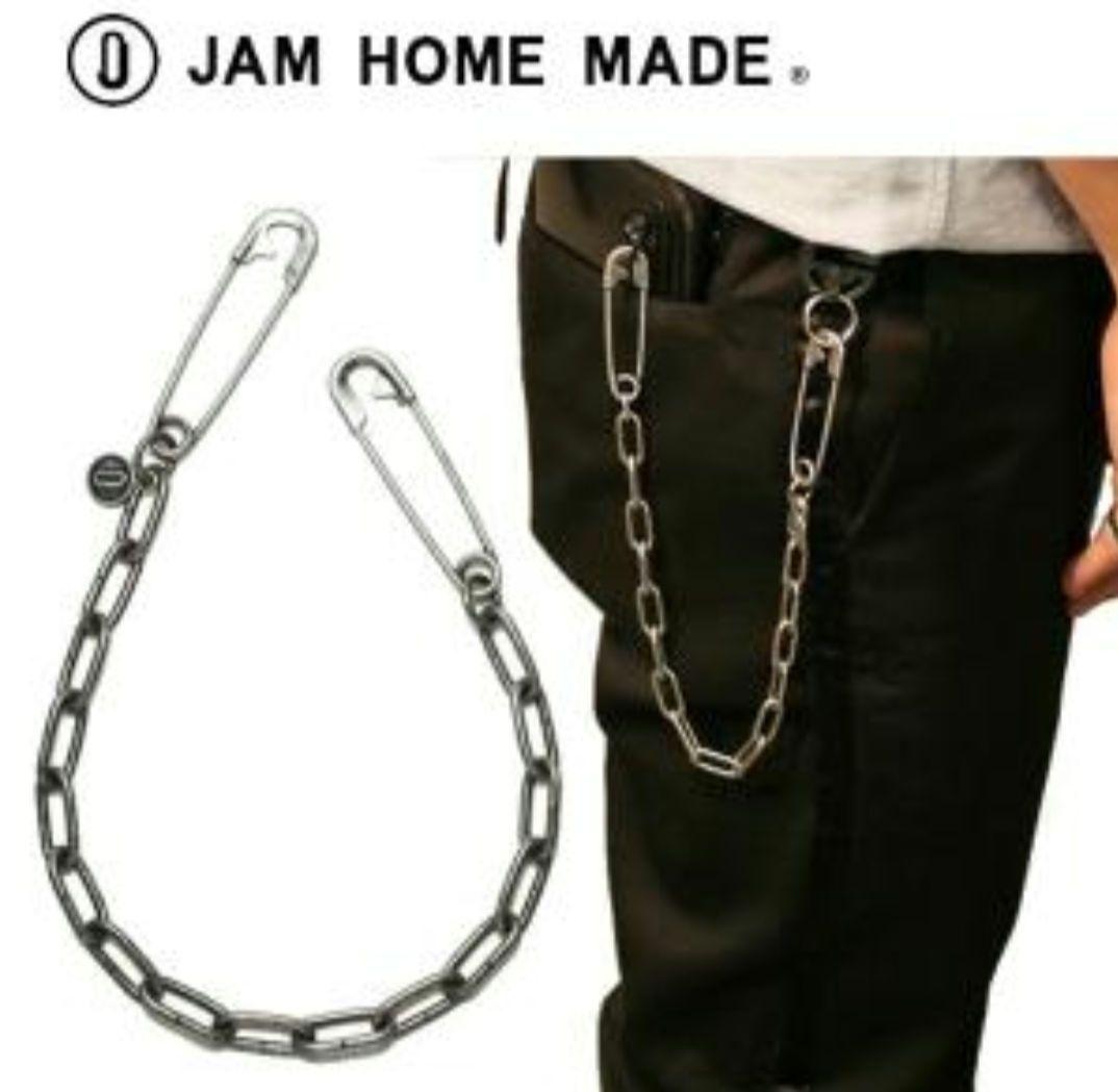 ⭐名作⭐ジャムホームメイド　安全ピン ウォレットチェーン シルバー
