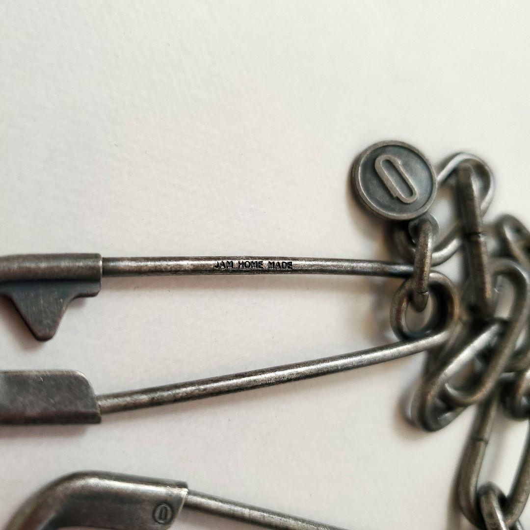 ⭐名作⭐ジャムホームメイド　安全ピン ウォレットチェーン シルバー