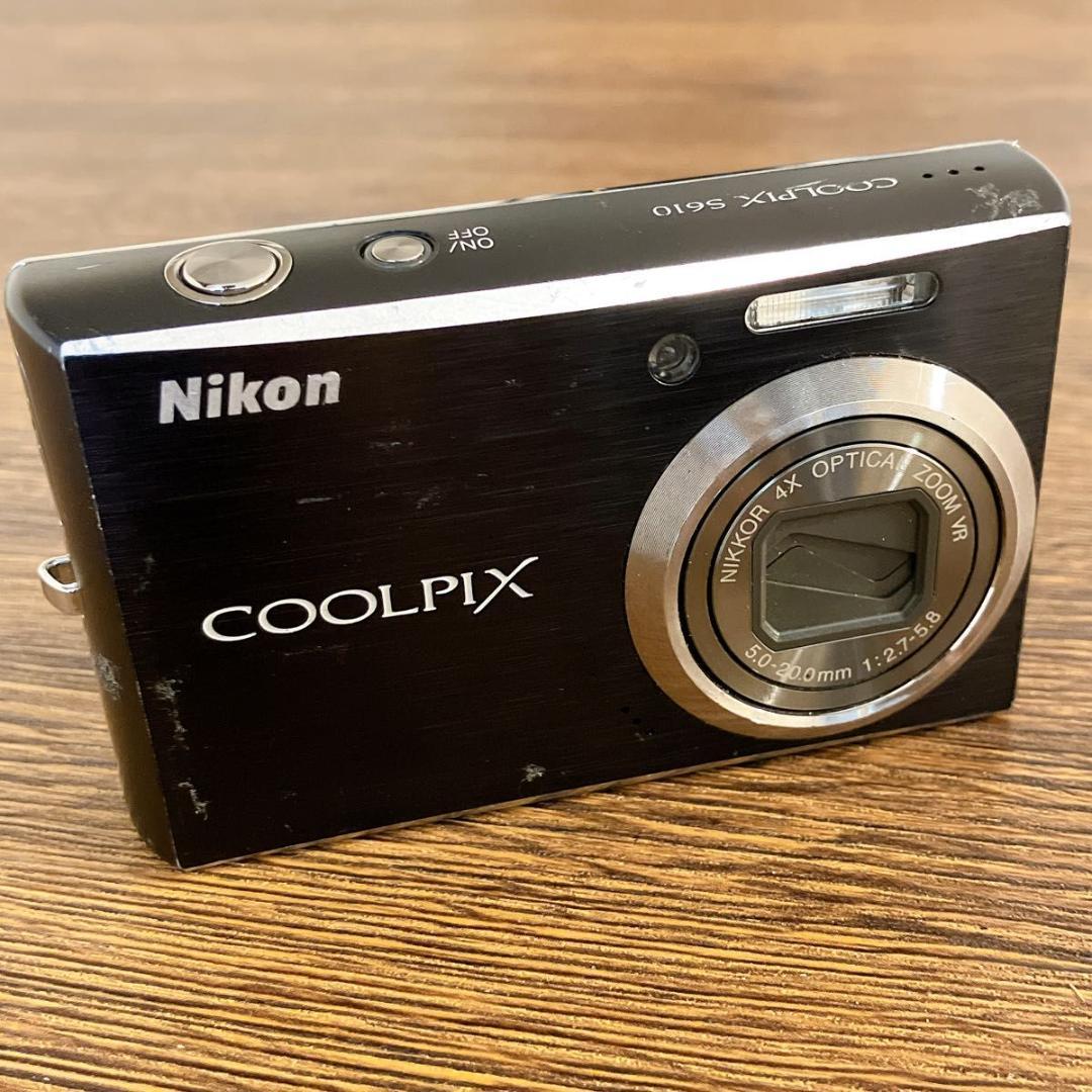 【動作品】ニコン Nikon COOLPIX S610 ブラック　デジタルカメラ