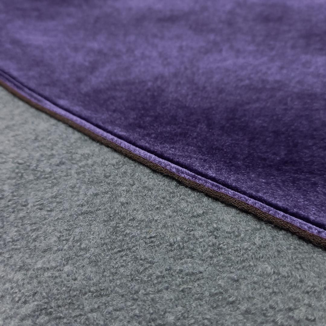 美品✨エンポリオアルマーニ アシンメトリードレス ベルベット×ブークレ 40