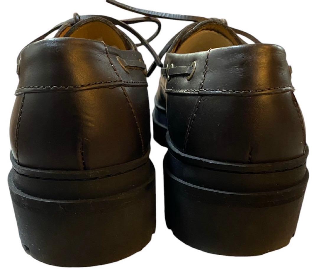 美品　箱付き　APC アーペーセー　デッキ　モカシン　シューズ　レザー　ブラウン