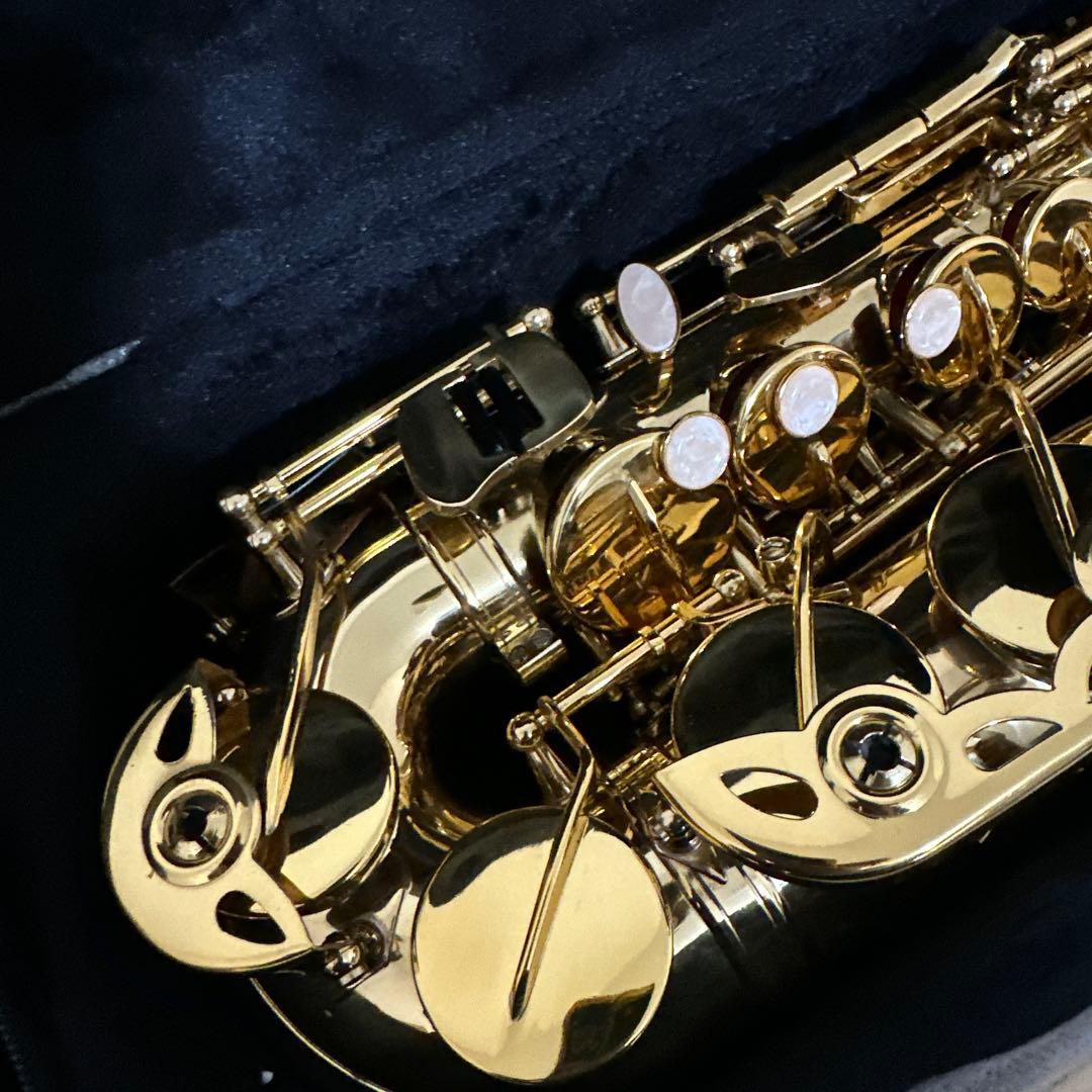 美品 JUUXAAN アルトサックス 管楽器 ケース付属 彫刻
